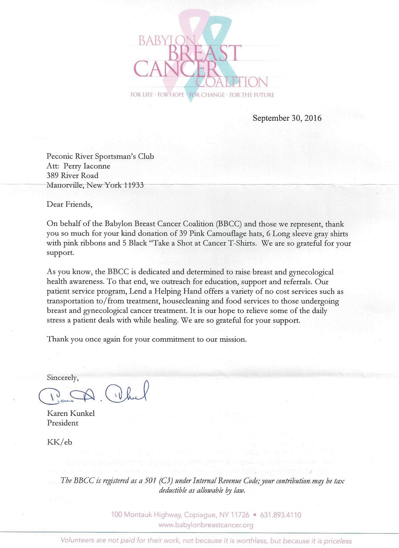 Babylon Breast Cancer Thanks Sept 2016