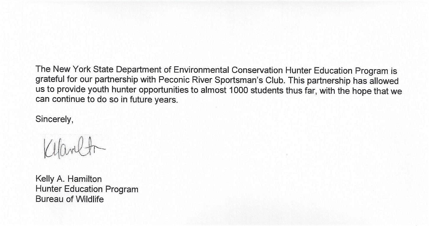 NYS DEC Hunter's Education