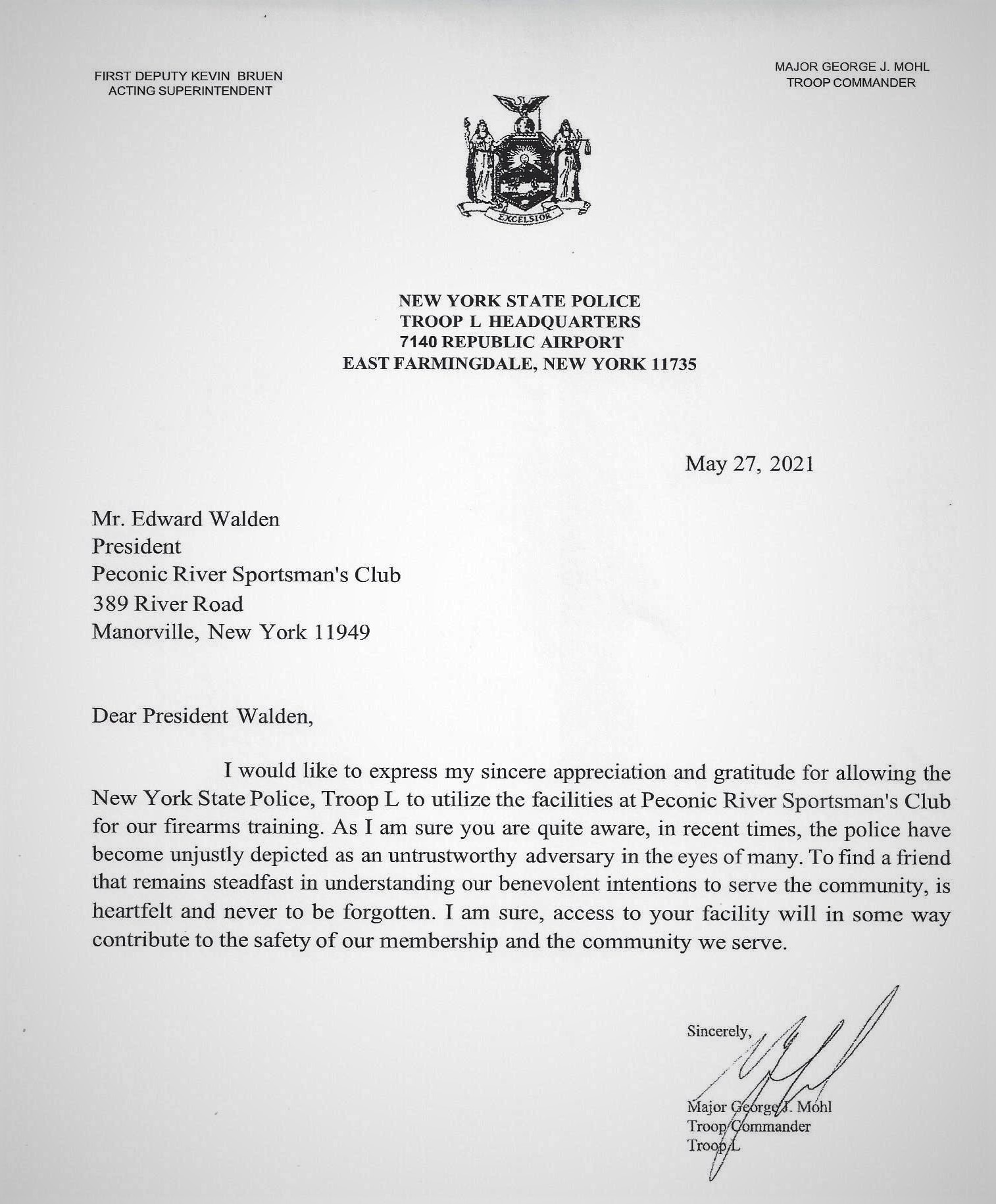 New York State Police 2021