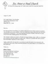 Saint Peter & Paul Food Bank (Manorville) 2018