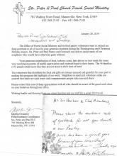 Saint Peter & Paul Food Bank (Manorville) 2019