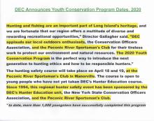 New York State Youth Conservation Program